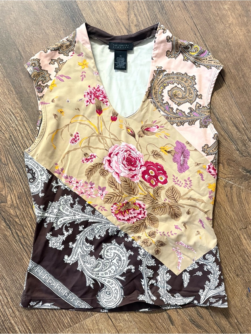 Y2K The limited paisley and floral tank top